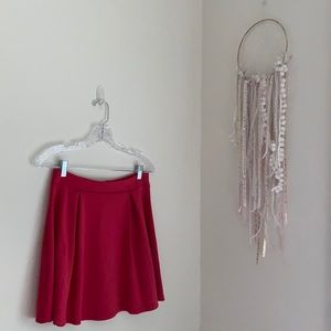 Pink Pleated Skirt